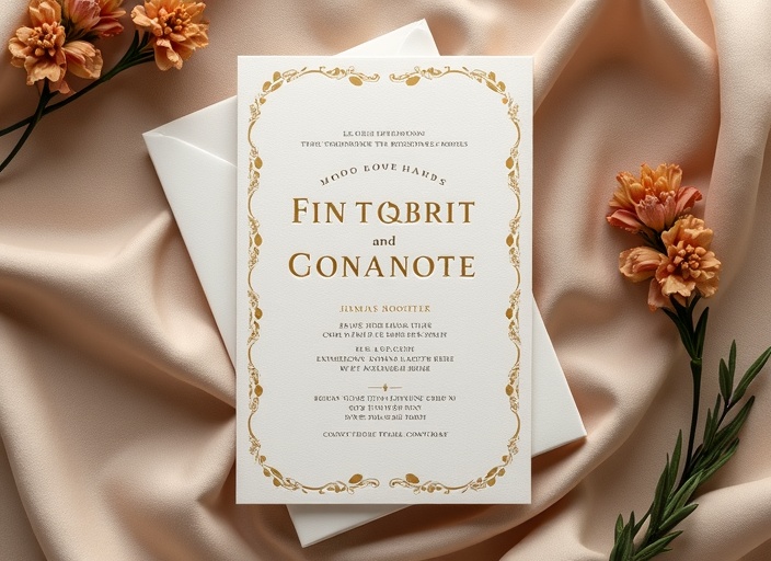 Tarjeta de Invitación Boda en Hacienda