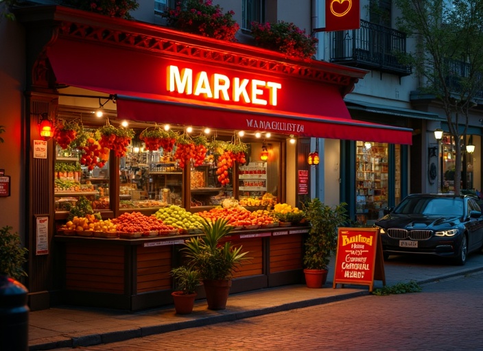 Señalética Frutería El Mercado